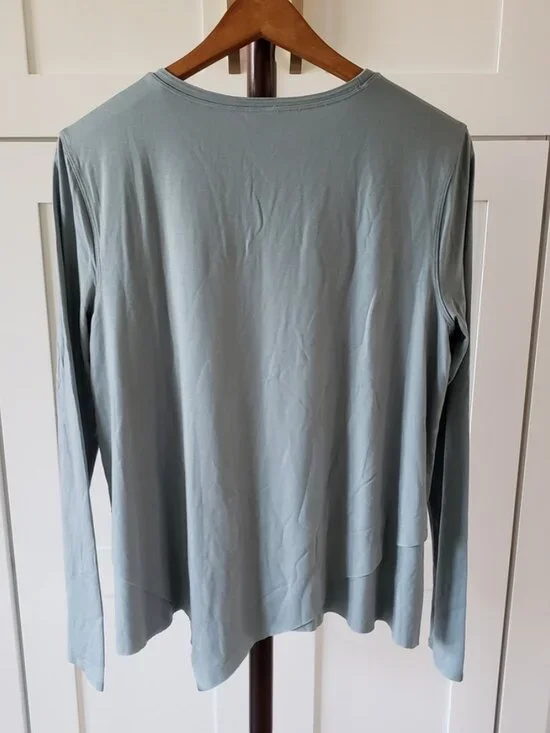Lululemon Shirt Womens 6 Blue Sportswear Long Sleeve - Picture 2 of 4